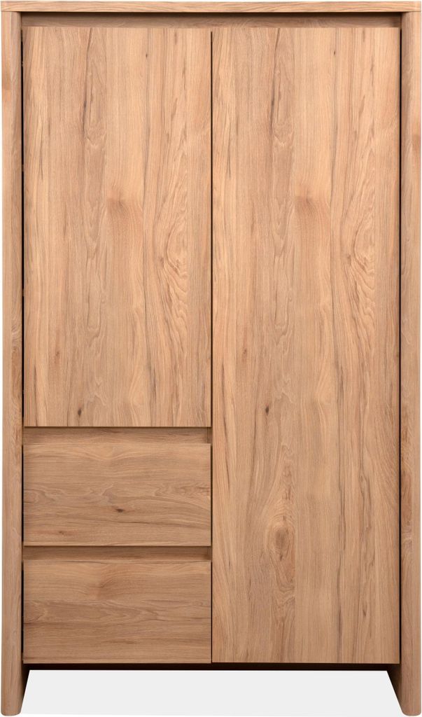 Sideboard 2 Türen 2 Schubladen Holzoptik B 86 cm - SOREN