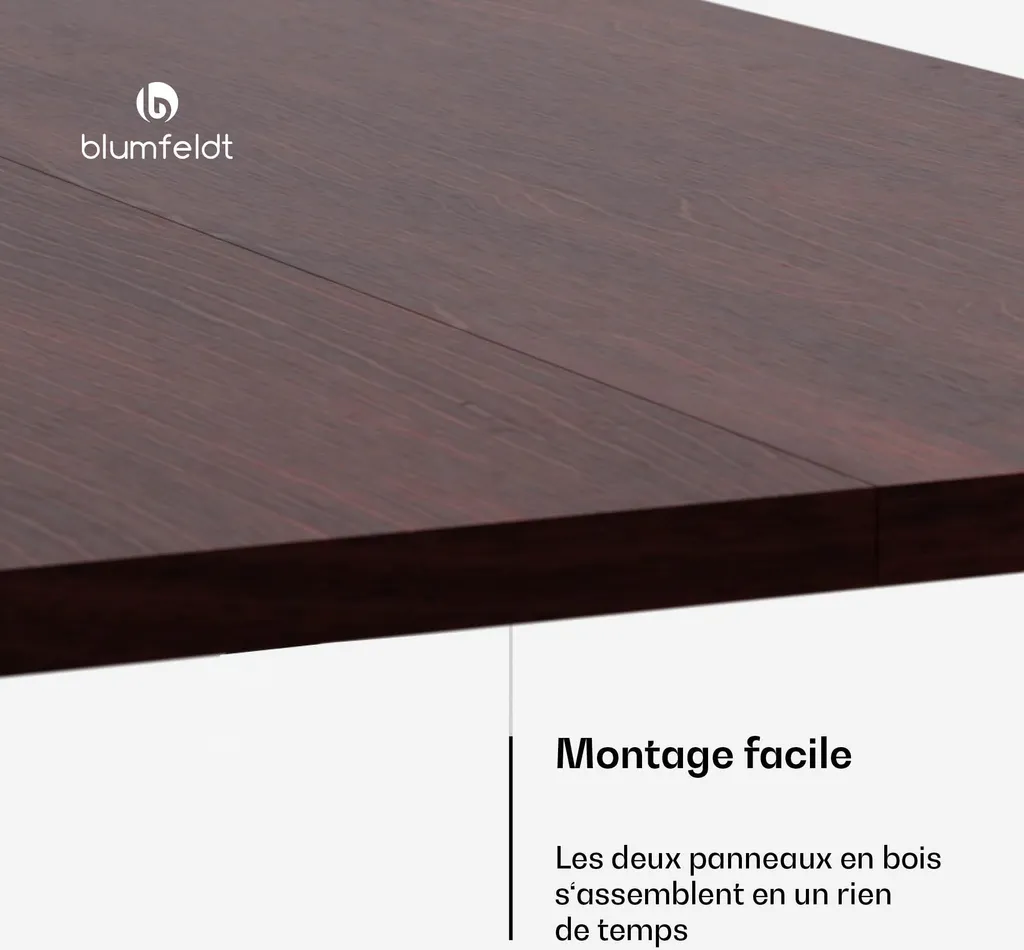 Plateau de Table en Bois Idéal pour Table à Manger Moderne 140x80 cm - 5