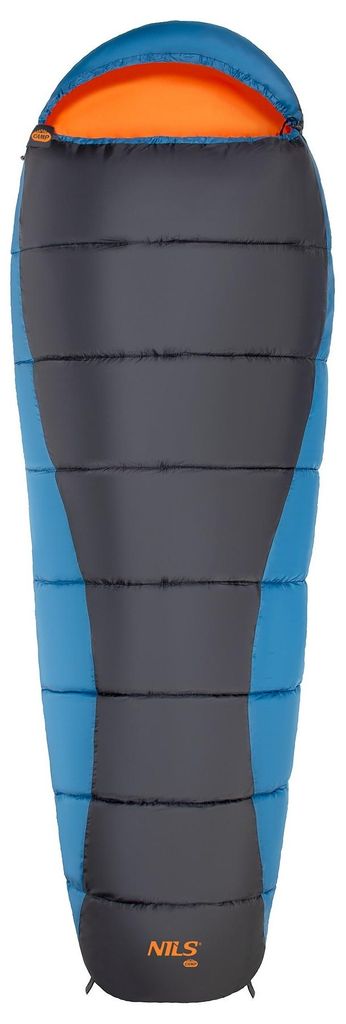 Schlafsack in Marineblau und Orange, Modell NILS CAMP, Produktbild 