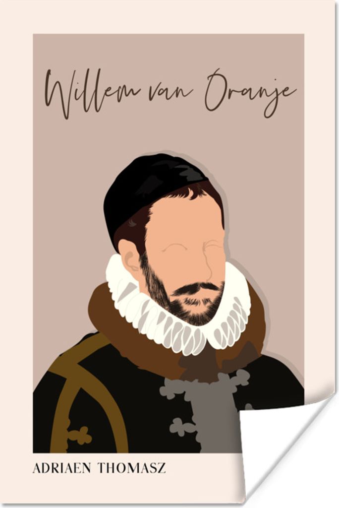 MuchoWow Poster Alte Meister - Wilhelm von Oranien - Rosa - Alt 40x60 cm - Plakate für die Wand - Poster Babyzimmer