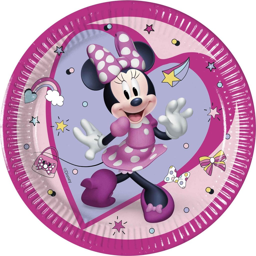 Talerzyki Myszka Minnie 20 cm, 8 szt. Zdjęcie produktu 