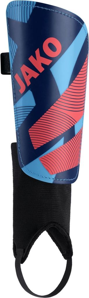 JAKO Schienbeinschoner River Classic skyblue/navy/coral skyblue/navy/coral XS