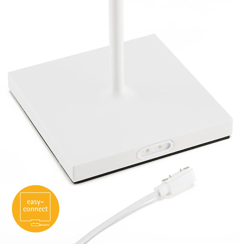Lampe de Table Sans Fil pour Terrasse et Salon IP54 Blanc Sigor Mini - 16