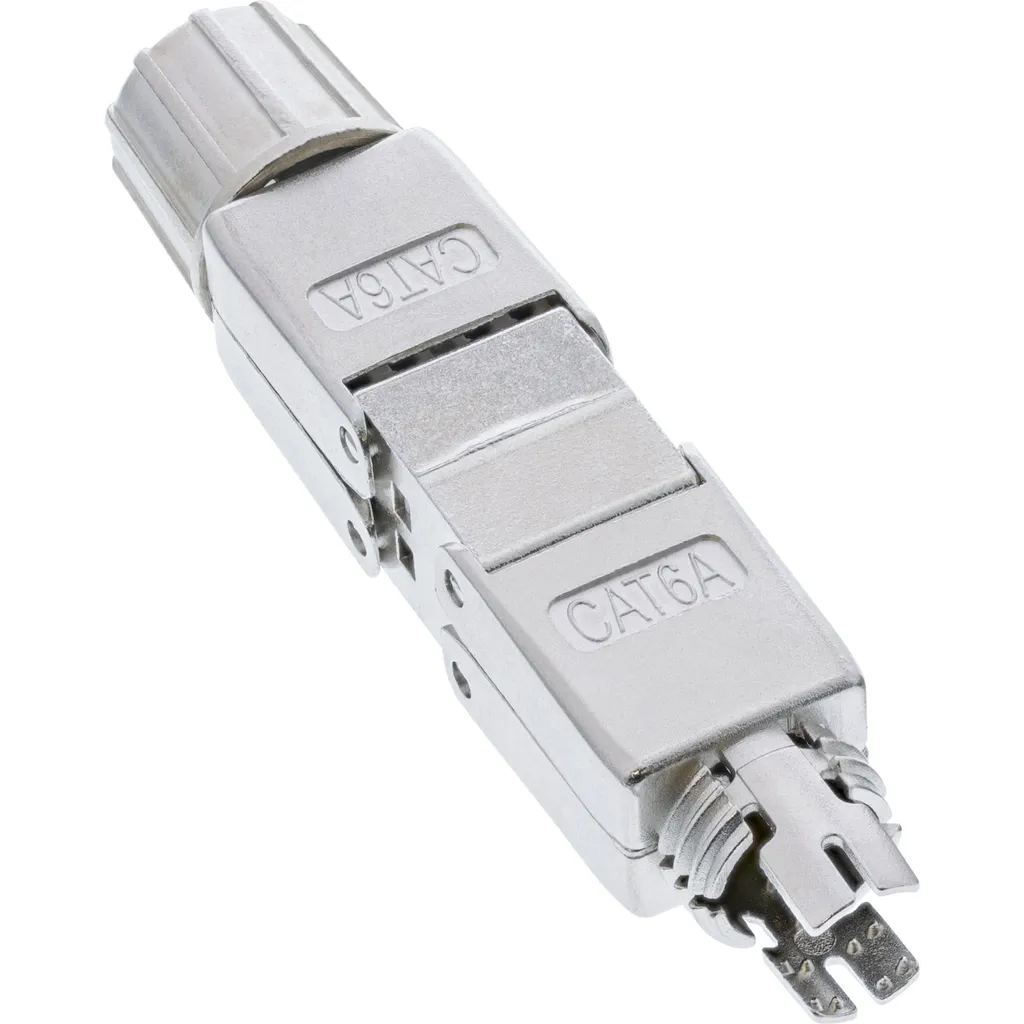 InLine Connecteur de Câble Cat.6A avec Technique LSA Blindé et Plat - 2