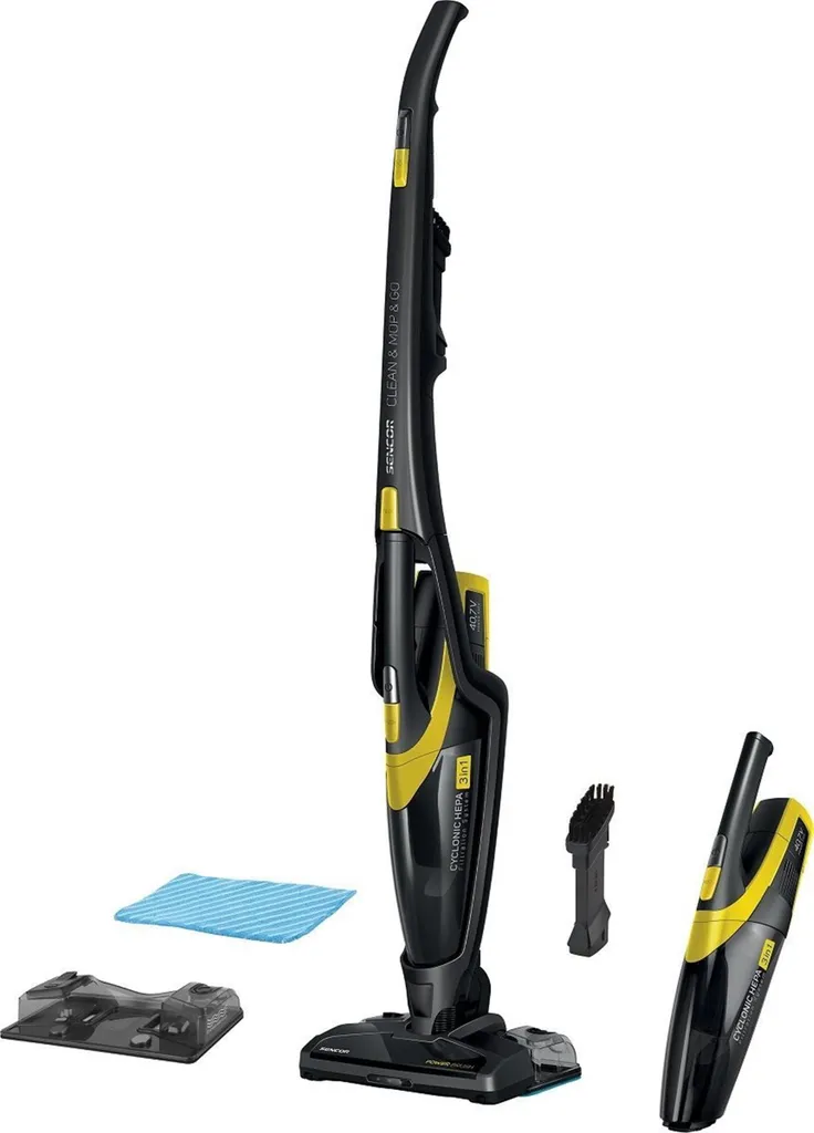 Aspirateur Balai Laveur avec Mop Sencor SVC 0741YL-EUE3 Autonomie 85 min