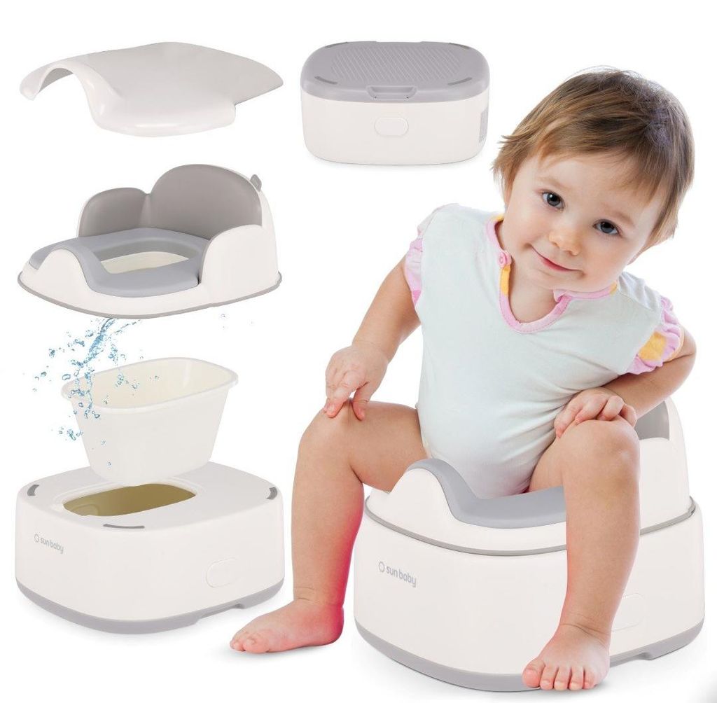 Sun Baby 3-in-1 Töpfchen für Kinder mit Toilettensitz und Produktbild 