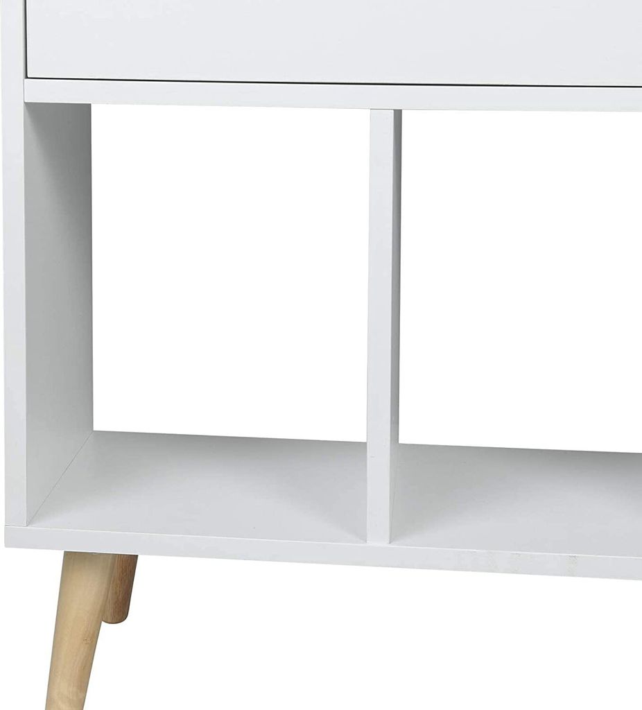 EUGAD Bücherregal, Aufbewahrungsregal, aus MDF, 6 Fächer, Produktbild 9