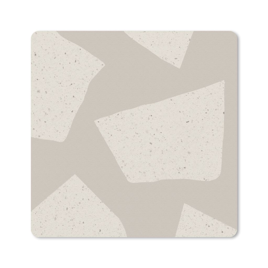 MuchoWow Mauspad Mousepad Terrazzo - Abstrakt - Pastell - Muster 20x20 cm - Mousepads - Maus Mat - Pad - Mausunterlage - Desk Mat - Bureauartikeln