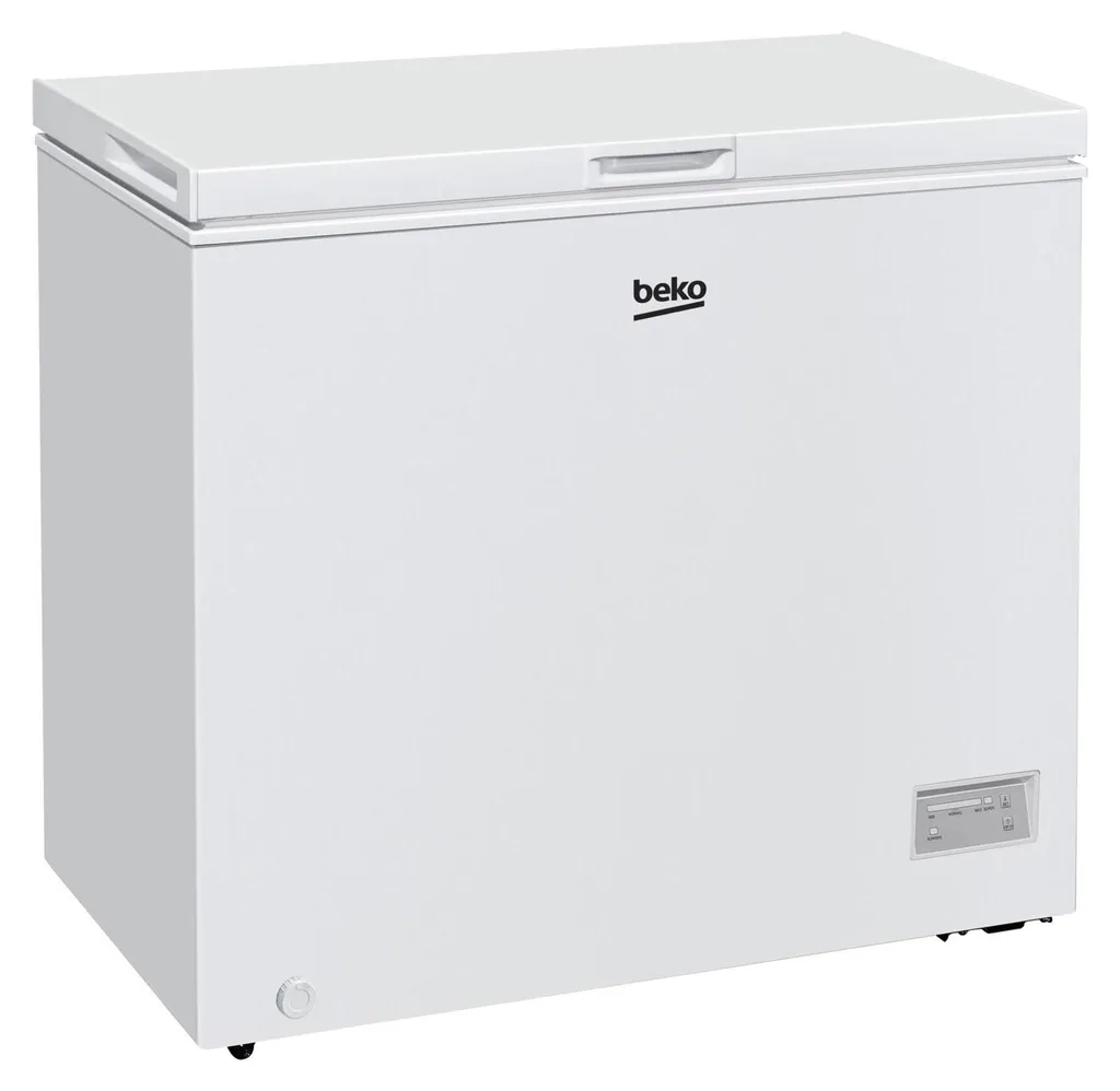 Beko CF200EWN Congélateur Coffre Silencieux et Économe avec Panier Amovible