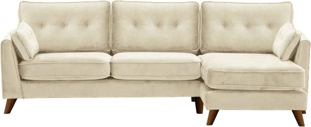 Rechtsseitiges Ecksofa Magnus-Velluto 2-dark oak