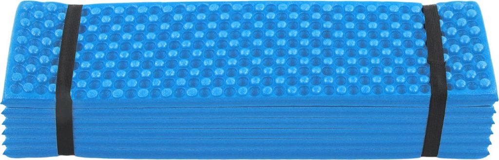 Doppelte Eierkarton-Schaumstoffmatte , faltbar, 186x57cm, Outdoor-Camping & Picknick, blau