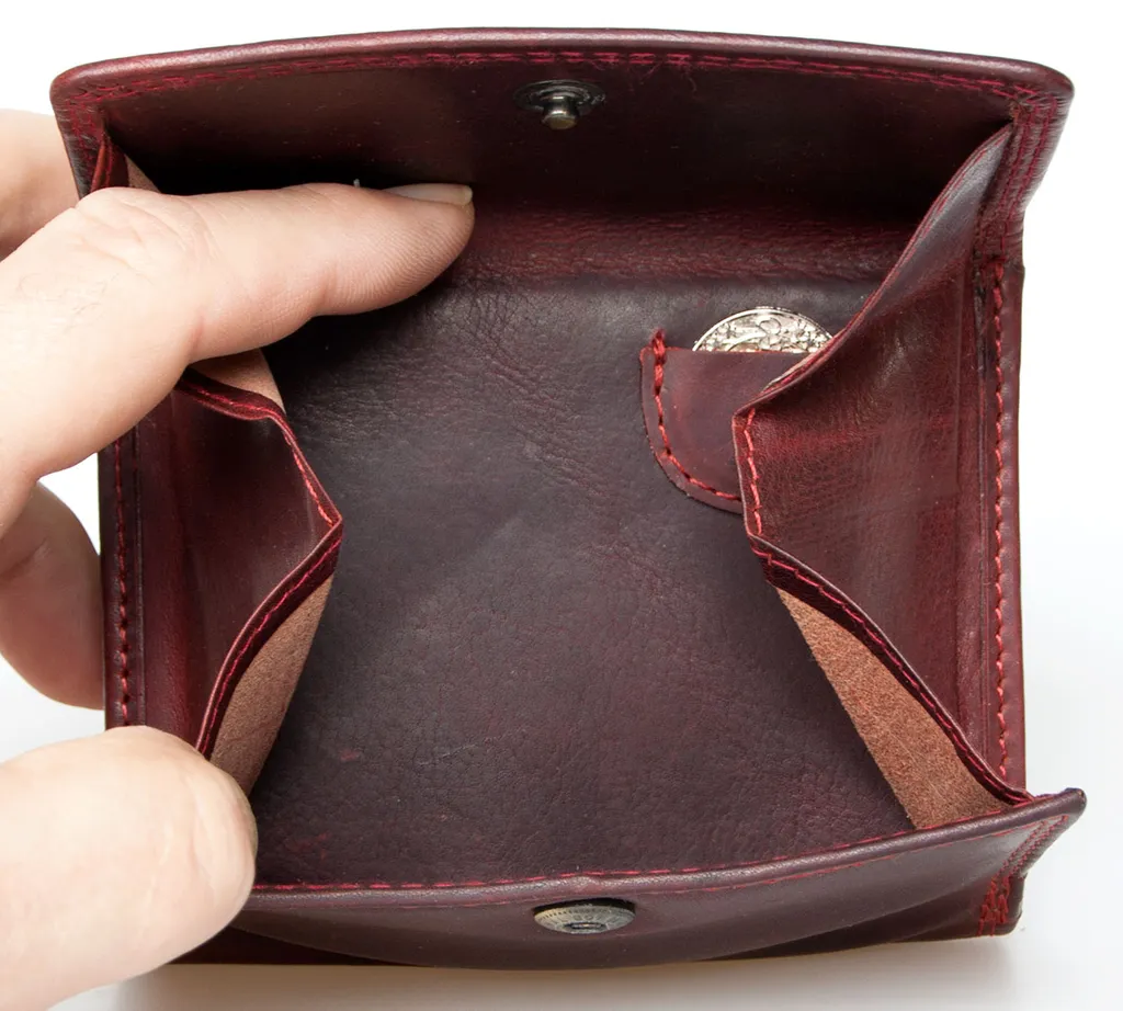 STILORD London Mini Portafoglio in Pelle per Donna e Uomo con Protezione RFID Portafogli Vintage Portamonete in Cuoio Autentico - Taglia Ideale per Tasca e Borsa Colore:kara - cognac