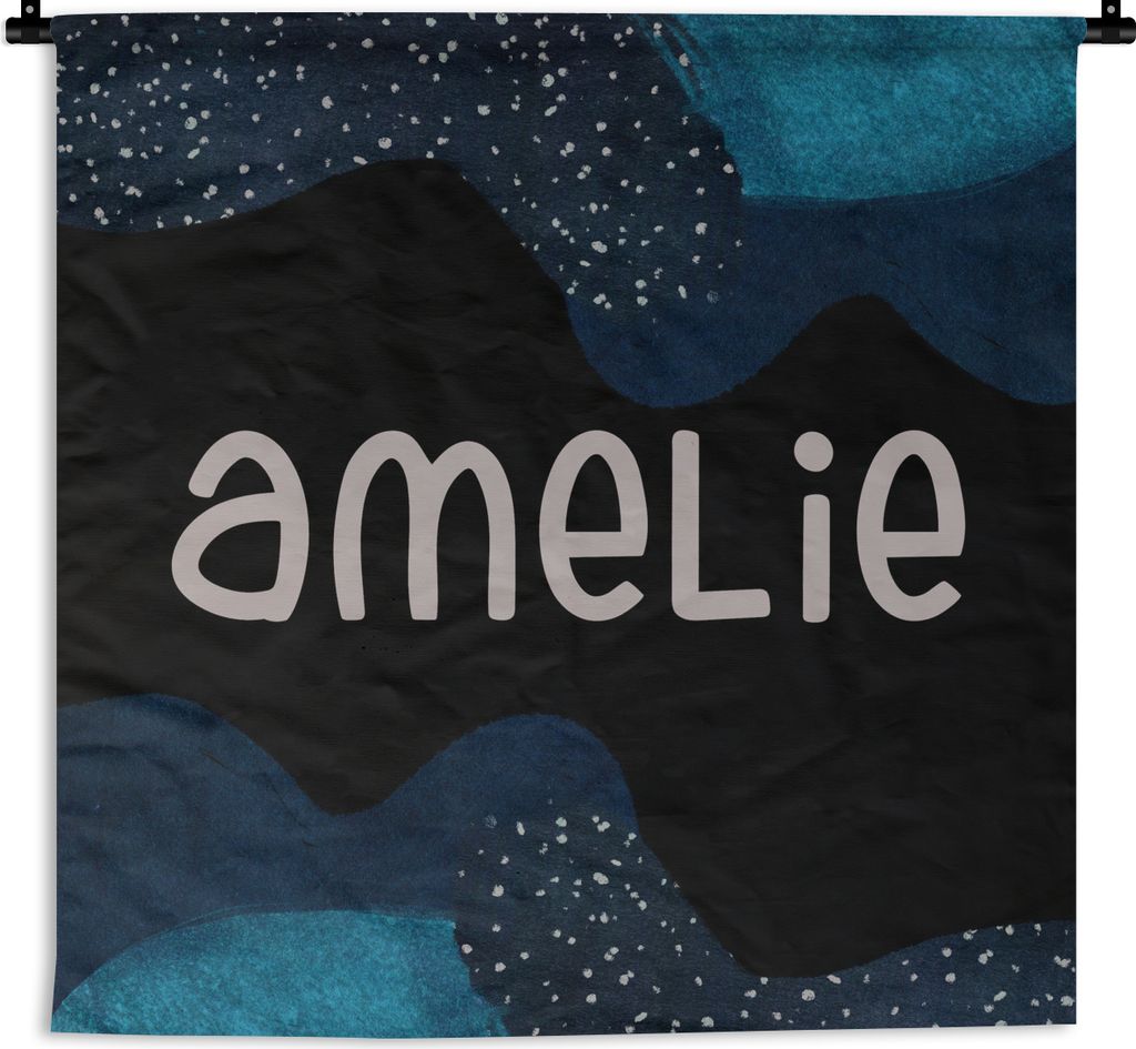 MuchoWow Wandteppich Wandbehang Amelie - Pastell - Mädchen 150x150 cm Tapisserie Dekoration Wandtuch - Wohnaccessoires - Modernes