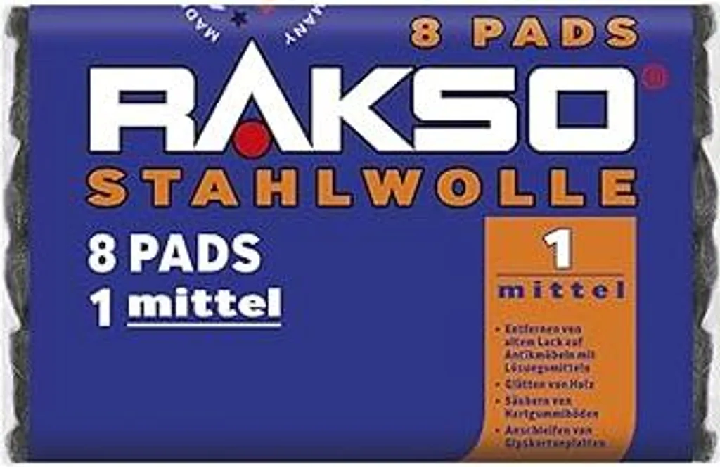 RAKSO Lana d'Acciaio Media: l'Anima del Legno Ritrovata - 8 Tamponi