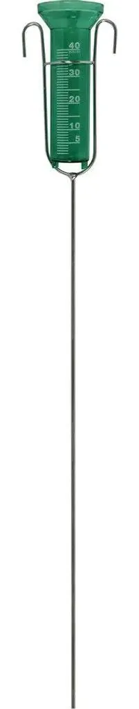 Pluviomètre jardin anti-erreur 40ml - Manche 95cm pour lecture facile
