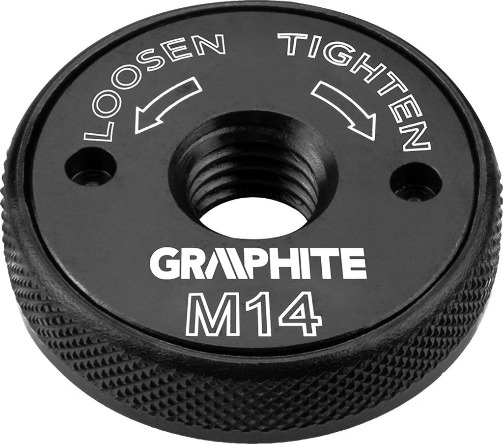 Rychloupínací matice GRAPHITE M 14 pro úhlové brusky - Obrázek produktu 