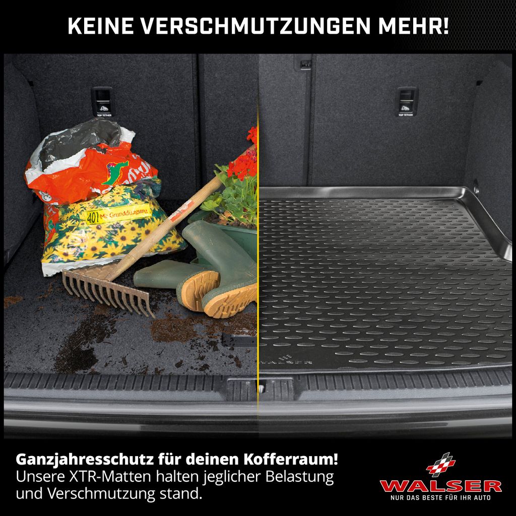 WALSER XTR Kofferraumwanne kompatibel mit VW
