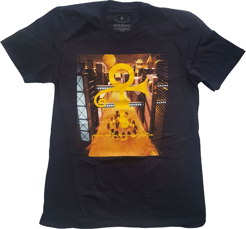 Prince - "Love Symbol" T-Shirt für Herren/Damen Uni RO1026 (M) (Schwarz)