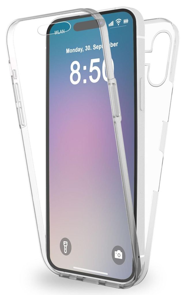 Coque NALIA 360° pour iPhone 16 – Protection avant et Image du produit 