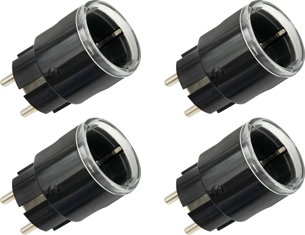 Shelly Plug S Gen3 Pack 4: Design Nero e Controllo Energetico Matter - 1