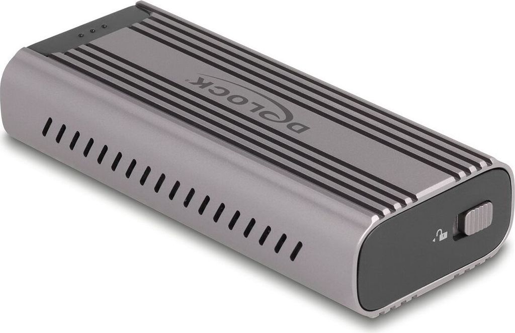 DELOCK USB Type-C 40 Gbps Gehäuse für 1 x M.2 NVMe PCIe SSD