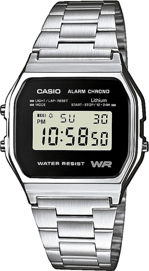 Casio A158WEA-1EF, Vodeodolný, Elektronický Obrázok produktu 