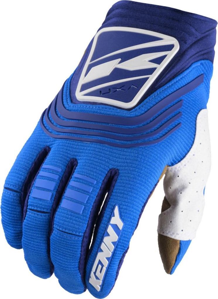 Kenny Racing Cross/Enduro Handschuhe Titanium Blau, Größe M, Biker-Tauglich