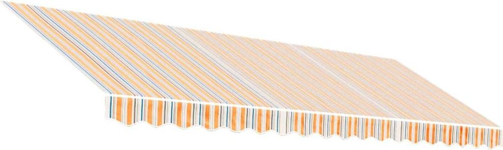 vidaXL Markisenbespannung Mehrfarbig Gestreift 4,5x3 m