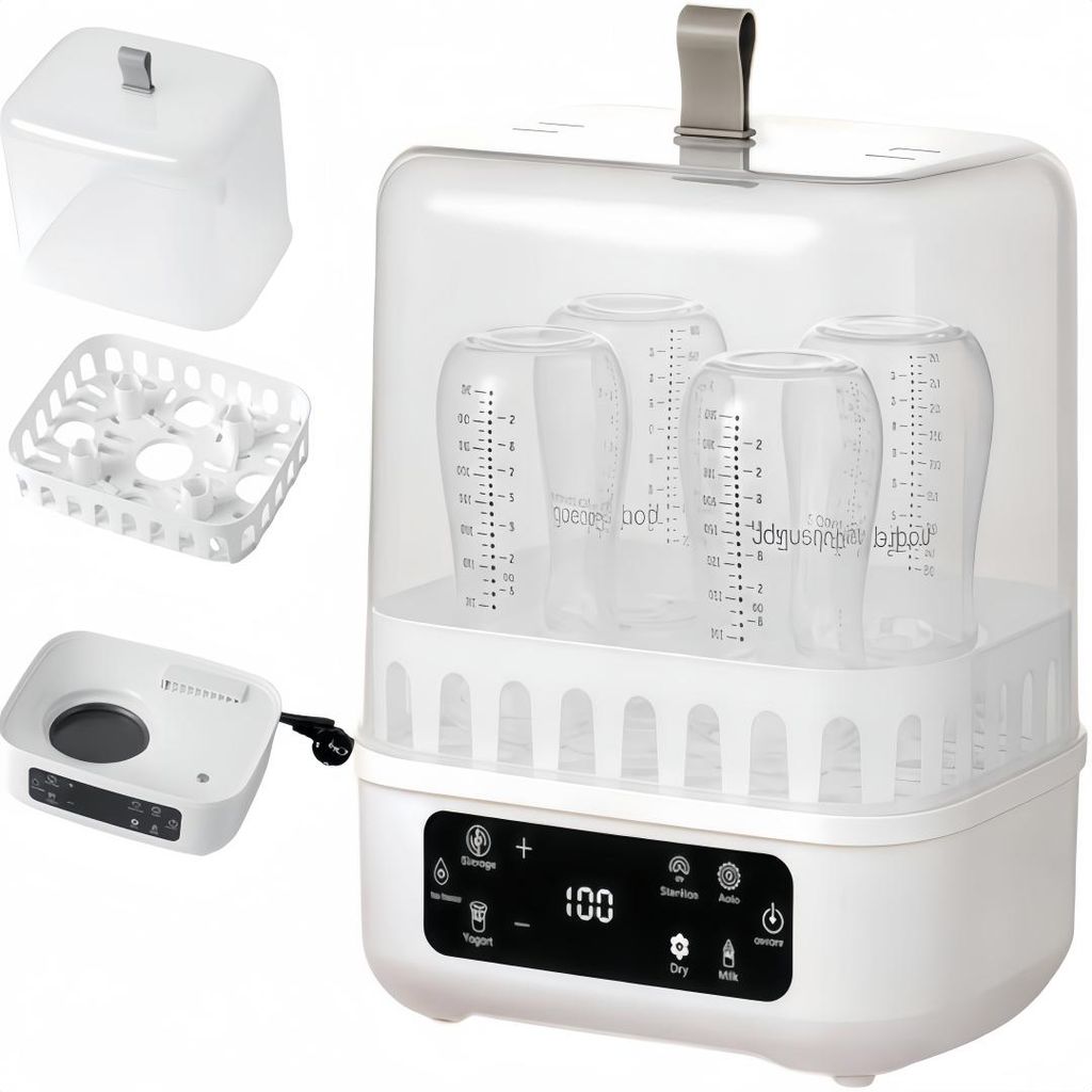 6-in-1 Babyflaschenwärmer Sterilisator 4 Flaschen,100°C Produktbild 