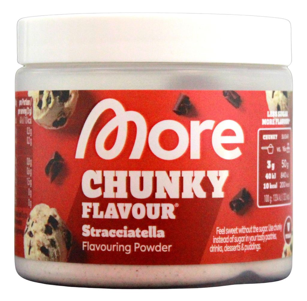 More Chunky Flavour Stracciatella Flavouring Powder, 4er Produktbild 