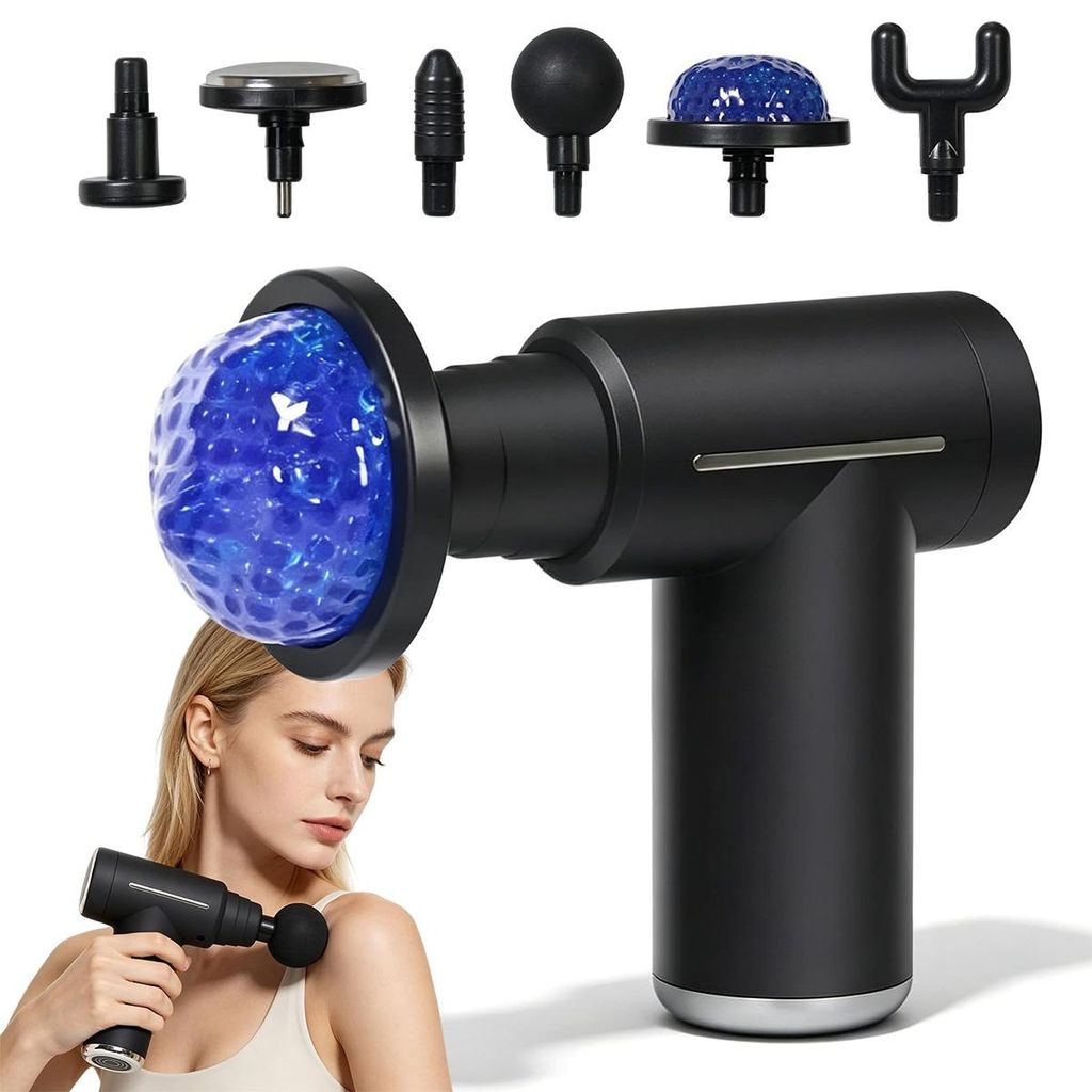 Intelligente Faszien-Massagepistole mit Heiz- & Produktbild 