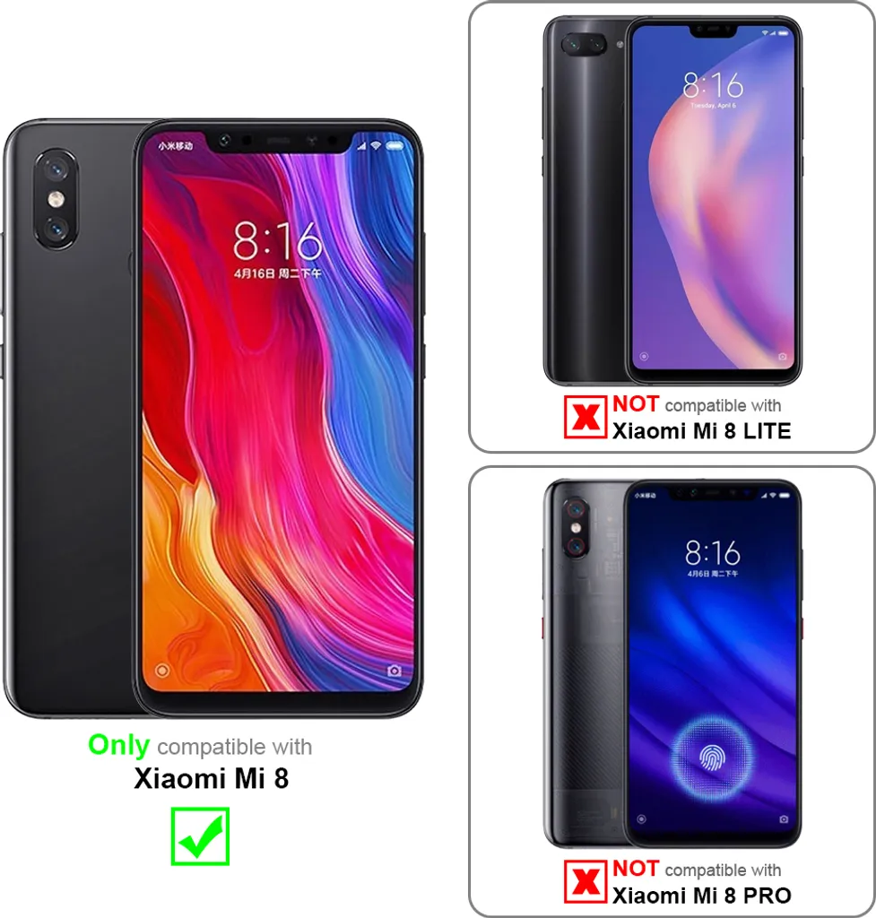 Custodia Xiaomi Mi 8 con Cordino Giallo - Accessorio Fashion Cadorabo - 2