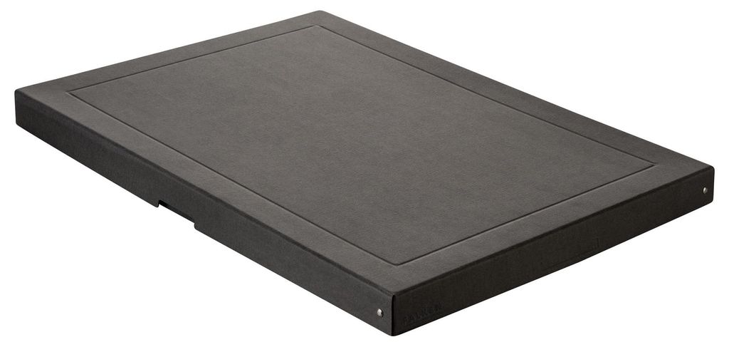 Boîte de rangement noire, format A2, 62 x 44 x 4 cm, avec Image du produit 