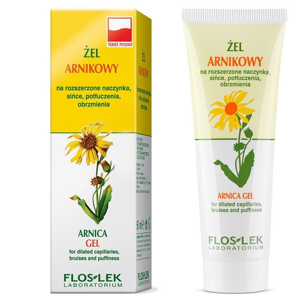Arnika Flos-Lek Gel per rosacea e lividi 50ml - Trattamento Immagine del prodotto 