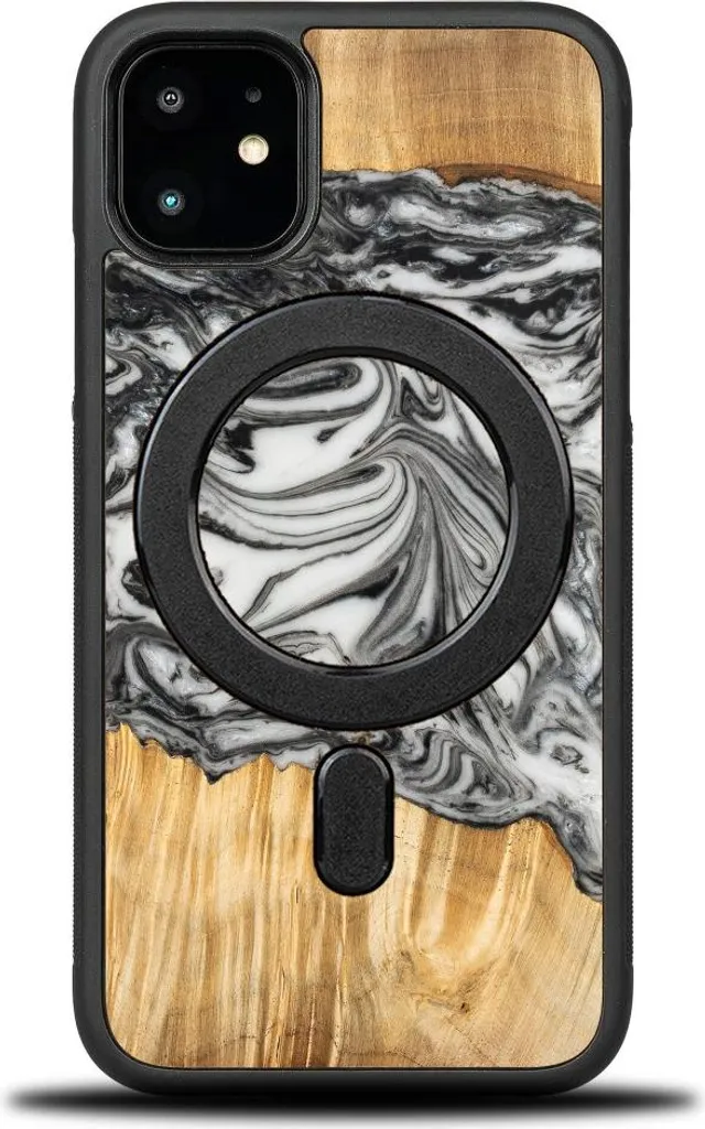 Custodia Bewood Unique per iPhone 11 - 4 elementi - Terra con MagSafe - 1