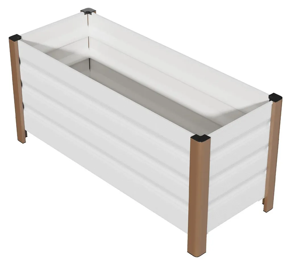 Jardinière en Aluminium Résistant aux Intempéries Zone Profonde