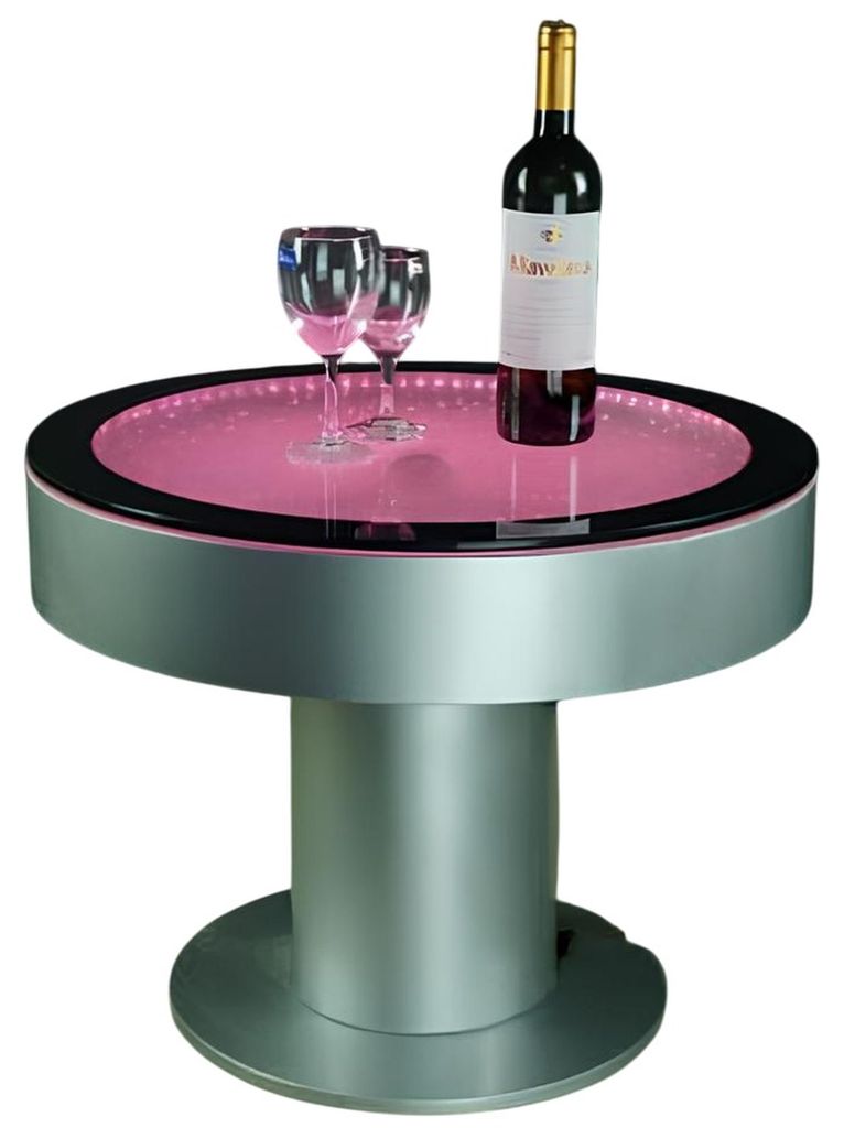 Design Tisch Couchtisch Wasser Säulen Säule Water Sofa LED Beleuchtet Neu Tische