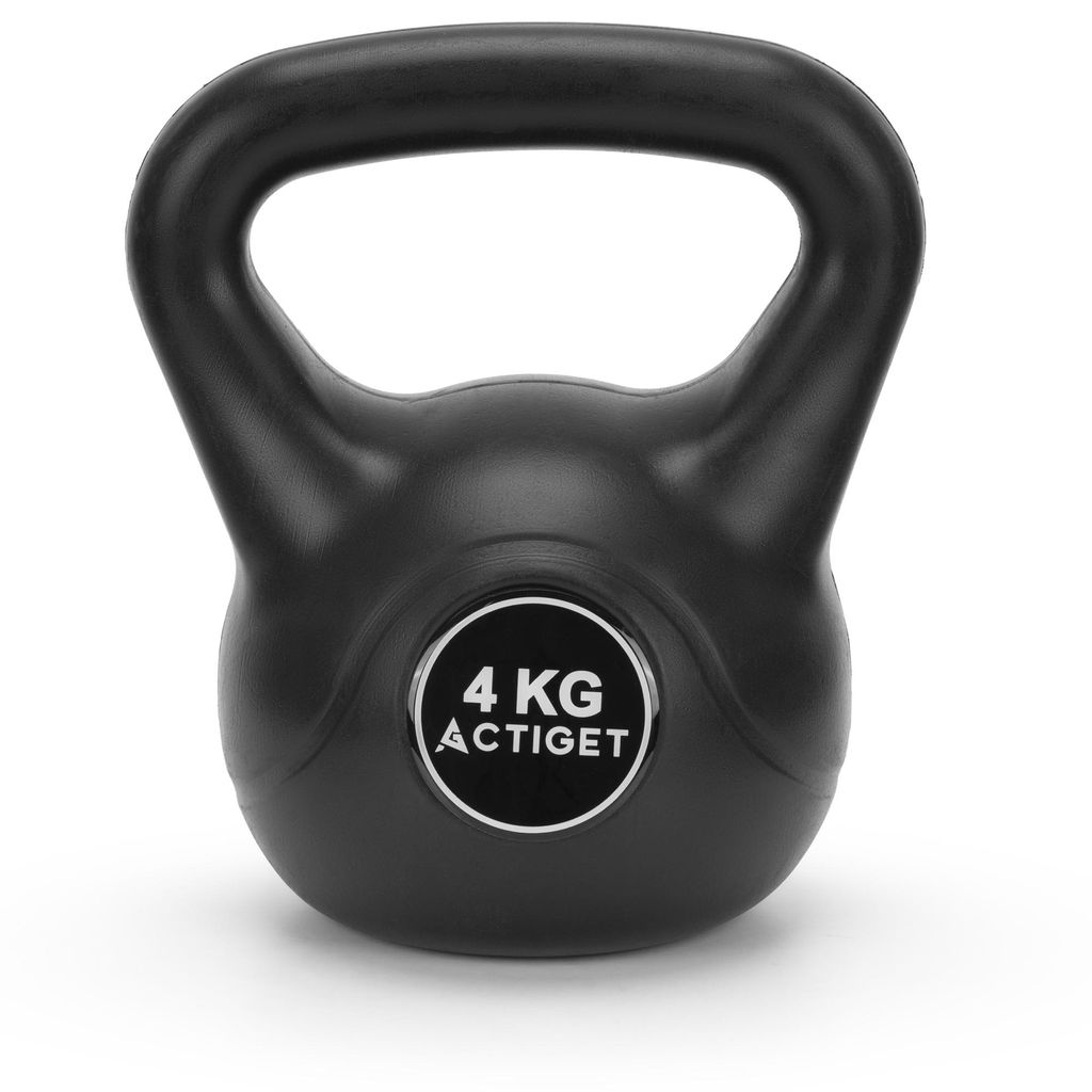 ACTIGET Kettlebell 4 kg Peso sferico in ABS per esercizi di Immagine del prodotto 
