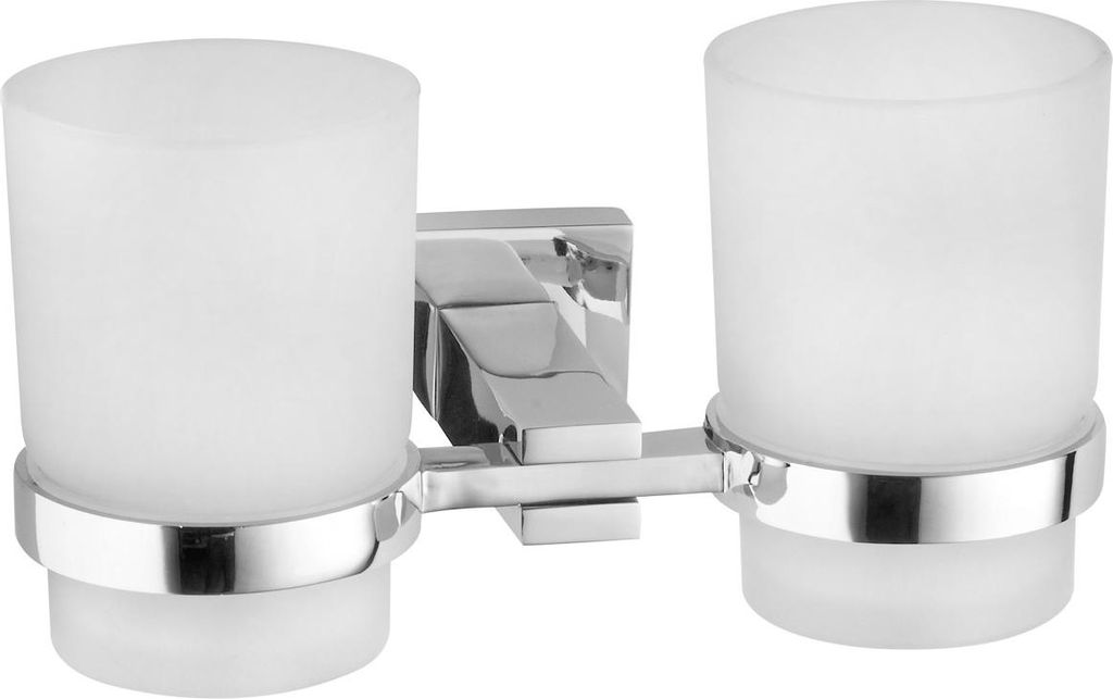 Mexen Vane doppio portaspazzolini, cromo - 7020952-00 Immagine del prodotto 