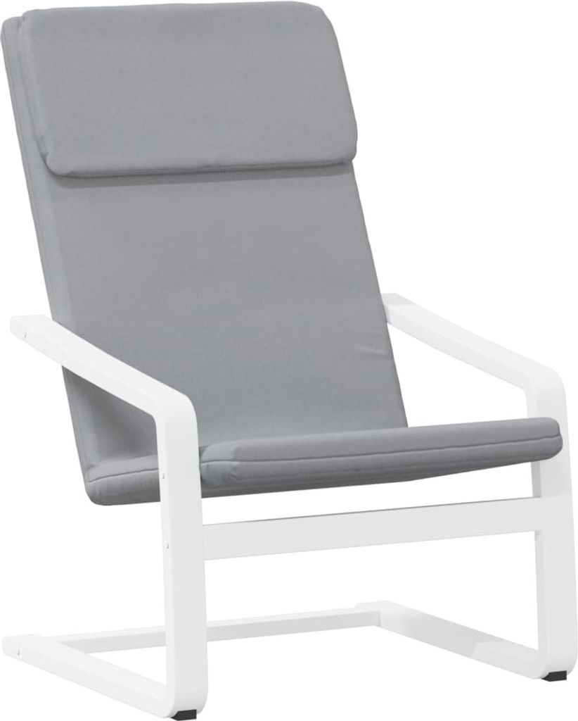 Relaxsessel Hellgrau Stoff