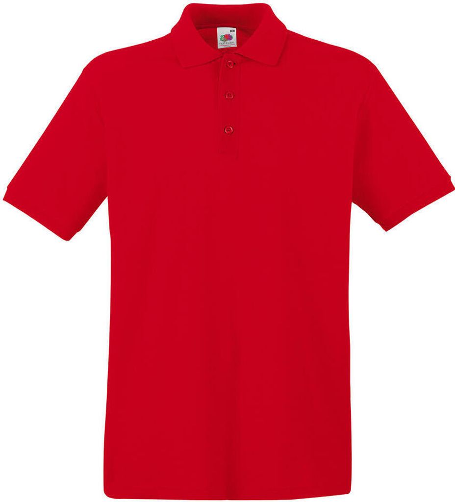 Fruit of the Loom Herren kurzarm Poloshirt Polo Shirt Produktbild 