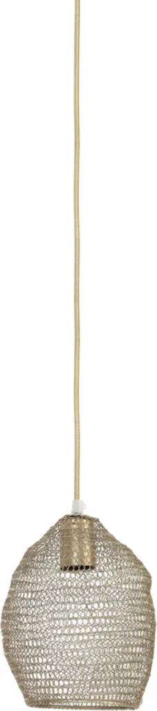 Suspension Métal Bronze Nola E27 Light & Living - Finition Artisanale