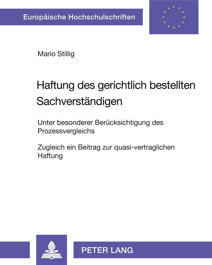 Haftung des gerichtlich bestellten Sachverständigen