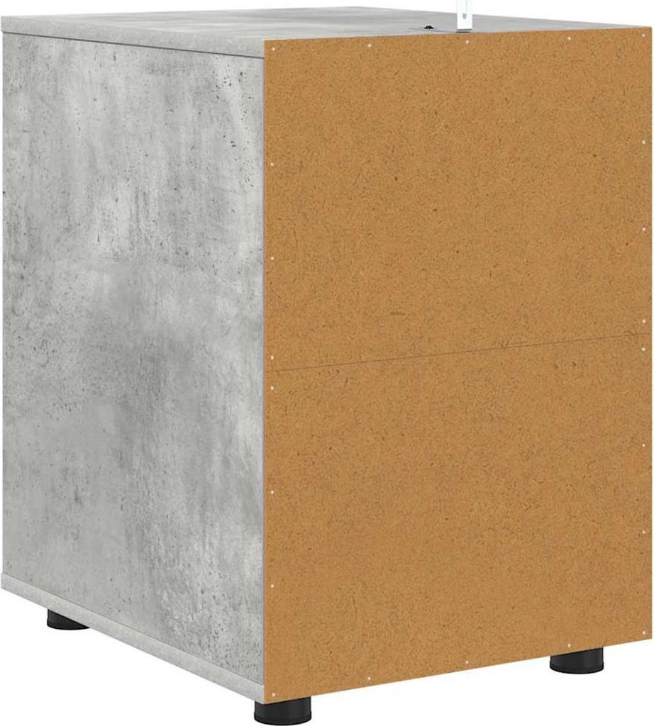 Aufbewahrungsschrank Beton Grau 40 x 48 x 57 cm Holzwerkstoff