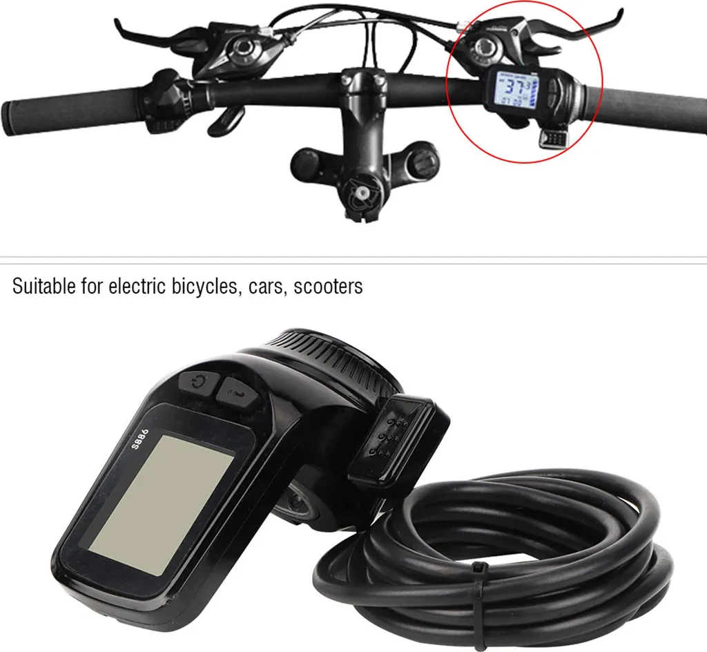 Kit de Conversion pour Vélo Électrique avec Écran LCD et Contrôleur