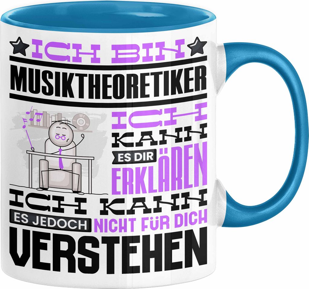 Musiktheoretiker Geschenk Tasse Lustige Geschenkdiee für Produktbild 