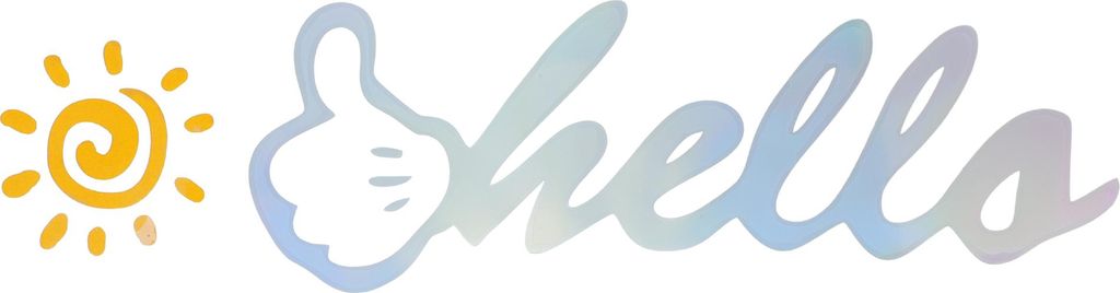 Reflektierender Stoßstangenaufkleber Bunter Quadratischer Daumen SONNE Reflektierender Autoaufkleber Personalisierte Dekoration Fahrzeugkörper od...