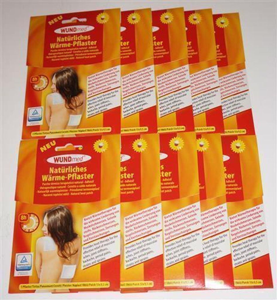 50 Stück Wundmed Wärmepflaster Wärmekissen 13 x 9,5 cm Produktbild 
