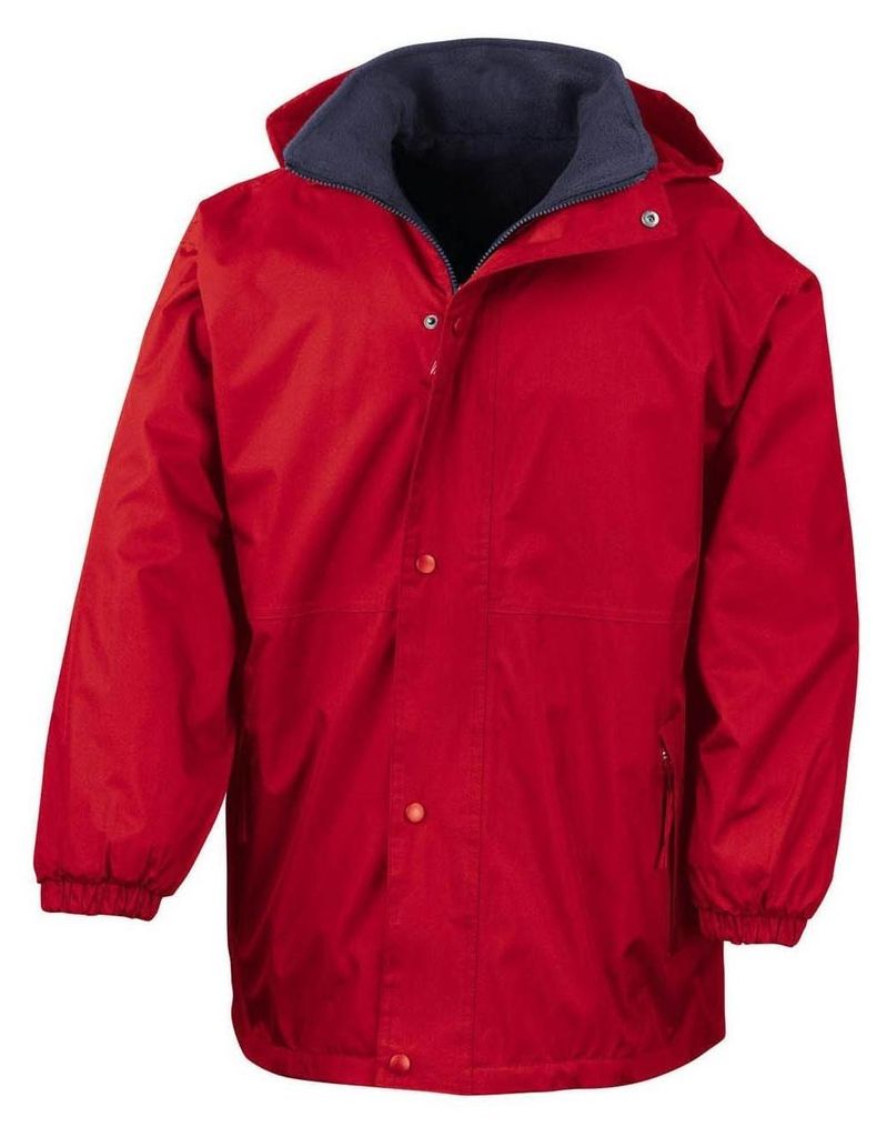 Result StormDri 4,000 Herren Fleecejacke, winddicht, wasserfest FK578 (XL) (Rot/Marineblau)