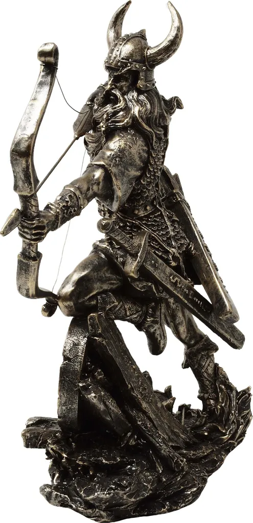 Viking avec arc et flèches Odin - Déco Originale pour Intérieur de Caractère